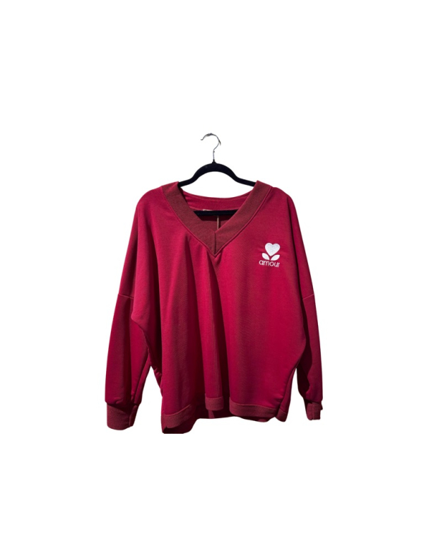 Sweater Amour red