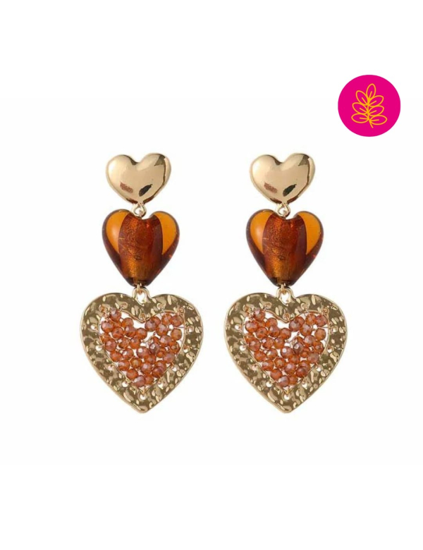 Oorbellen Berlijn Brown