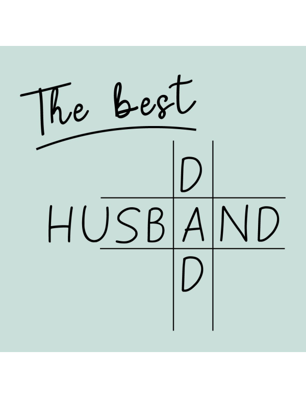 Tegeltje Best Husband/Dad