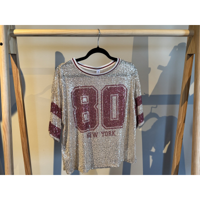 Glittertop Gemma Bordeaux