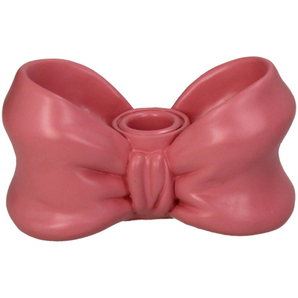 Bow Kaarsenstandaard Pink