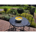 Gele bloemenschaal M