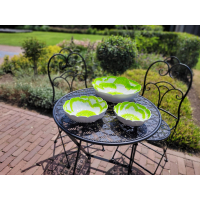 Groene bloemenschaal M