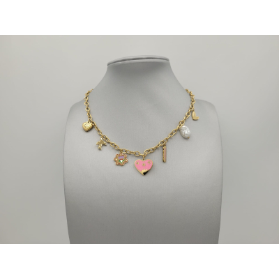 Ketting Pink Heart