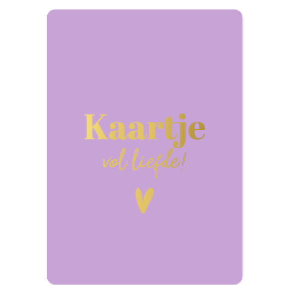 Cadeaukaartje A7-Kaartje vol liefde 