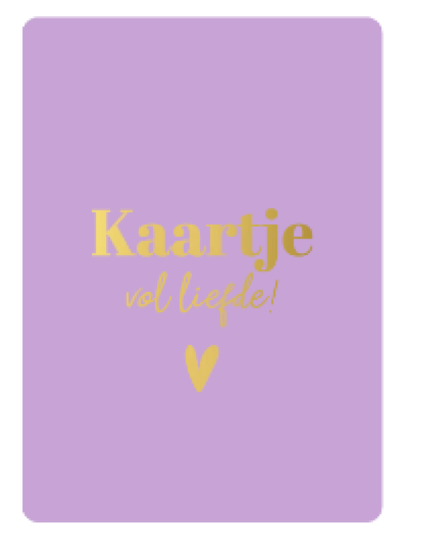 Cadeaukaartje A7-Kaartje vol liefde 