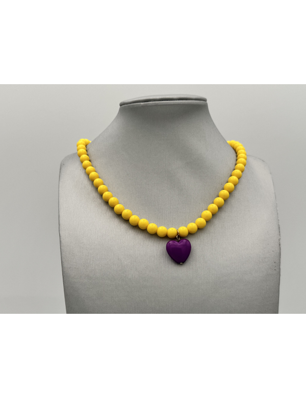Kralenketting Geel Kralenketting Geel