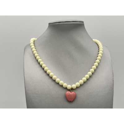 Kralen ketting wit