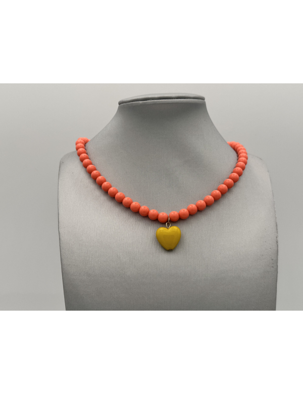 Kralenketting Zalm Kralenketting Zalm