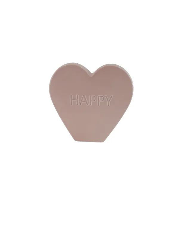 Licht Roze Hart "Happy" Licht Roze Hart "Happy"