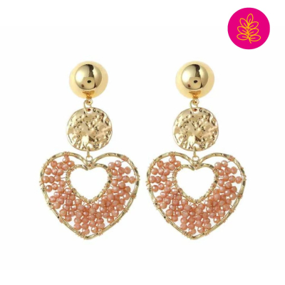 Oorbellen Milaan Beige 