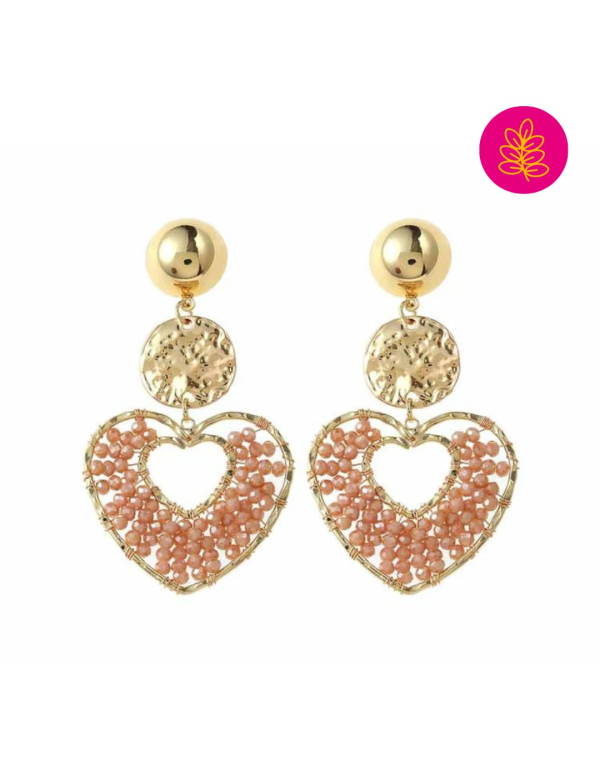 Oorbellen Milaan Beige 