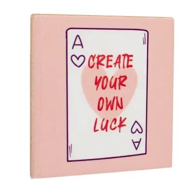 Tegeltje Create Your Own Luck