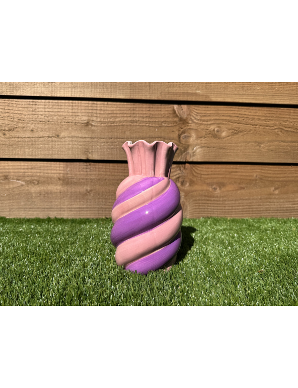 Swirl vaas Paars/Roze Swirl vaas Paars/Roze