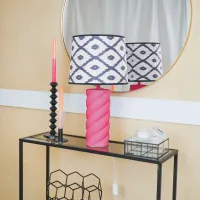 Neon roze Spekjeslamp