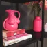 Borsten vaas Neon Roze