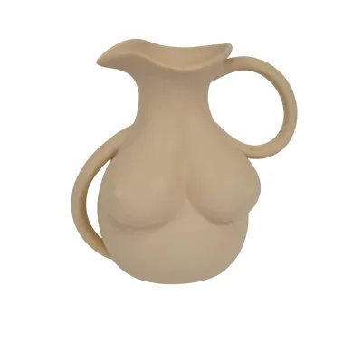 Borsten vaas Sand