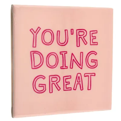 Tegeltje You're Doing Great
