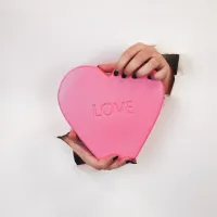 Neon Roze Hart "Love" 