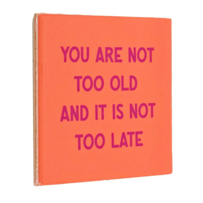 Tegeltje You Are Not Too Old