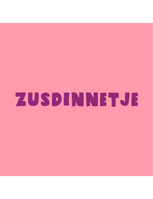 Tegeltje Zusdinnetje