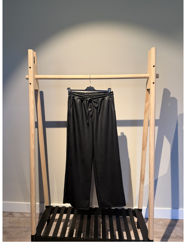 Leren Broek Zwart Senna