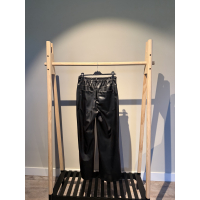 Leren Broek Zwart Eva
